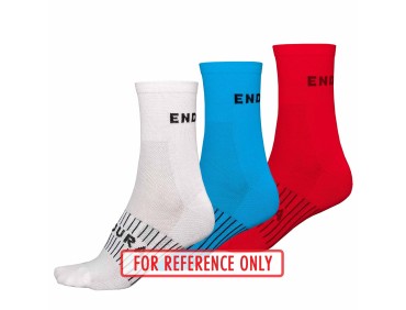 Endura Skarpety Coolmax® Race Sock (3-pak): Biały - L-XL