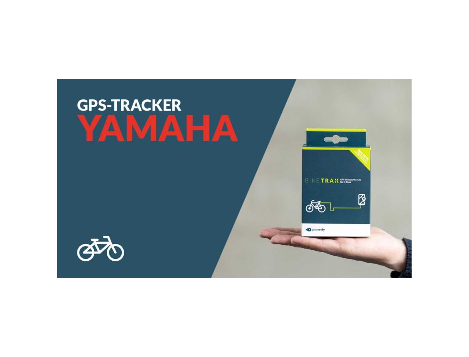 GPS Tracker - PowUnity System śledzenia roweru elektrycznego z silnikiem Yamaha
