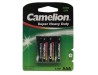Baterie Camelion Green Micro R03 4 sztuki, Zink-Chlorid, 1,5V 550 mAh,AAA