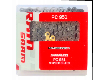 Łańcuch SRAM PC 951 114 ogniw 9-rz. spinka