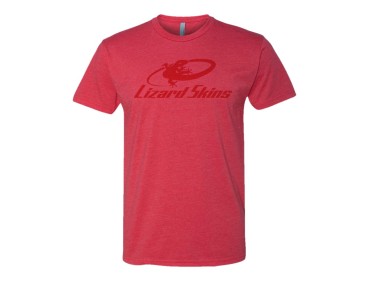 T-shirt LIZARD SKINS SUBTLE LOGO red roz. L (NEW 2023)