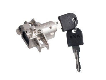 Lock AXA Bosch 2 Downtube Battery Silver