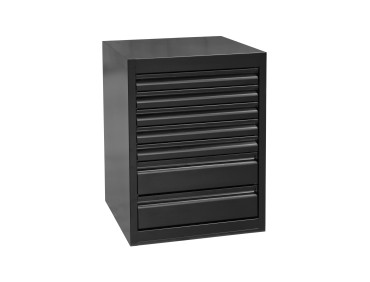 Tool Trek Unior Workbench Single Cabinet Black